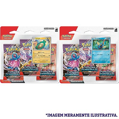 Jogo De Carta Pokemon Deck Escarlate E Violeta 5 Forças Temporais Com 19 Cartas Copag