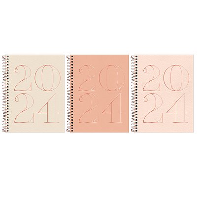 Agenda 2026 Executivo Vanilla Diária Espiral Capa Dura M7 (17,7 X 24cm) 176 Folhas Tilibra Ref: 312215