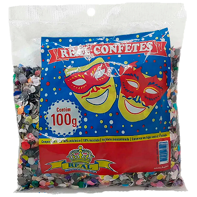 Artigo De Festa Confete Colorido 100g Real Seda Ref: 1599