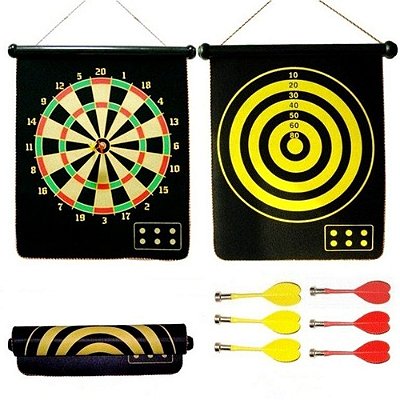 Jogo de Dardo Magnético Dupla Face 46 x 36 cm Ref: HY05853
