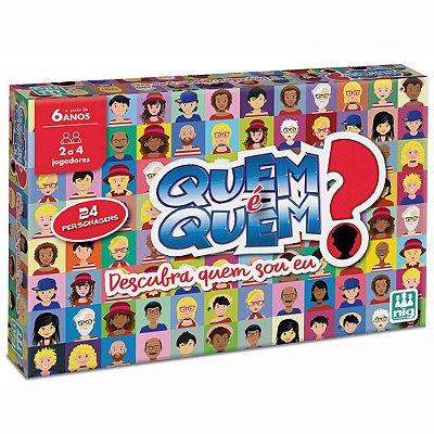 Jogo Quem É Quem ? 48 Cartas Nig Ref: 1184