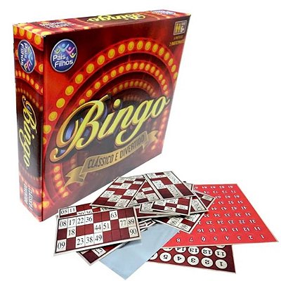 Jogo de Bingo Classico e Divertido Pais e Filhos Ref: 1154