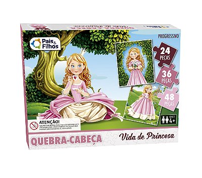 Quebra-Cabeça Princesa Encantada - 100 Pcs