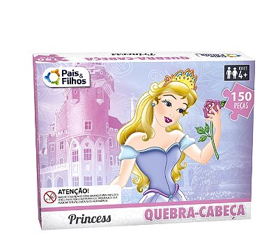 Quebra-Cabeça Princess 150 peças Pais e Filho Ref: 2863