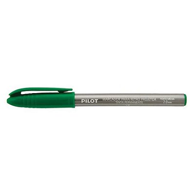 Marcador para Retro Projetor 2.0 Verde Tinta Permanente Pilot