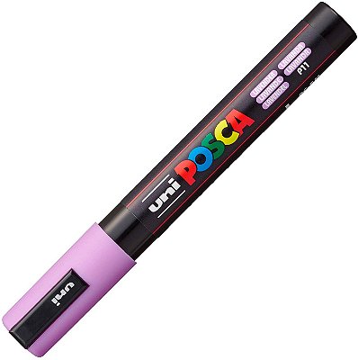 Caneta Marcador Posca P11 Lavanda PC-5M 1.8 - 2.5 mm Uni