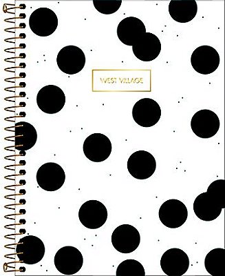 Caderno 1 x 1 Colegial West Village 80 folhas Espiral Capa Dura Tilibra Ref: 229598