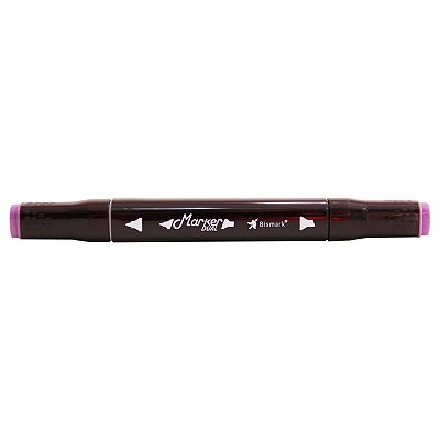 Caneta Marcador Permanente Duas Pontas 083 Lilas Lavender Bismark