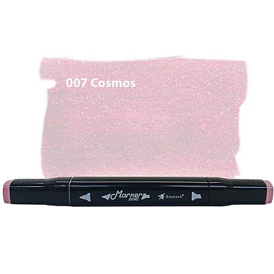 Caneta Marcador Permanente Duas Pontas 007 Cosmos Bismark