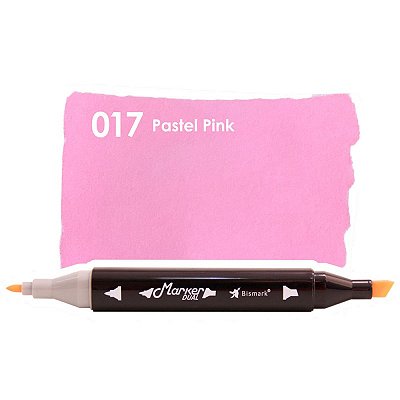 Caneta Marcador Permanente Duas Pontas 017 Pastel Pink Bismark