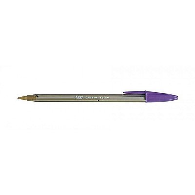 Caneta Bic Cristal Roxa 1.6 Bold Fashion Ref: 892139