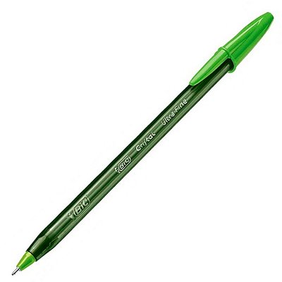 Caneta Bic Cristal Verde Claro Ultra Fine 0.7 Needle Fashion Ref: 919940
