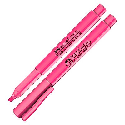 Marca Texto Rosa Grifpen Faber Castell Ref: MT/RSZF