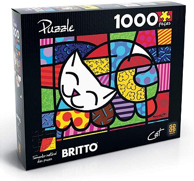 Quebra-Cabeça Romero Brito 1000 Peças Grow Ref: 03264