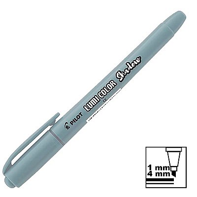 Marca Texto Cinza Shadow Lumi Color 200-SL Pilot