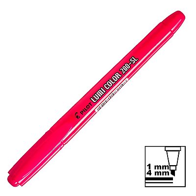 Marca Texto Rosa Neon Lumi Color 200-SL Pilot