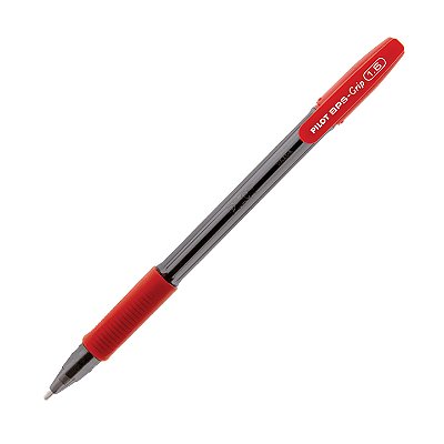 Caneta Pilot Esferográfica BPS Grip 1.6 Vermelha Ref: BPSGRIP 1.6VM