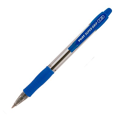 Caneta Pilot Esferográfica Retrátil Super Grip 1.0 Azul Ref: BPGP-10R 1.0AZ