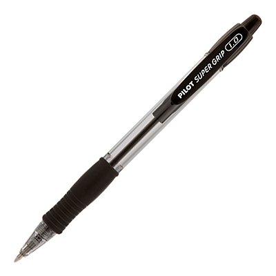 Caneta Pilot Esferográfica Retrátil Super Grip 1.0 mm Preta Ref: BPGP-10R 1.0PT