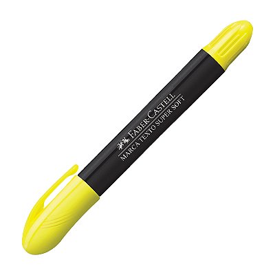 Marca Texto Super Soft Gel Amarelo Faber Castell