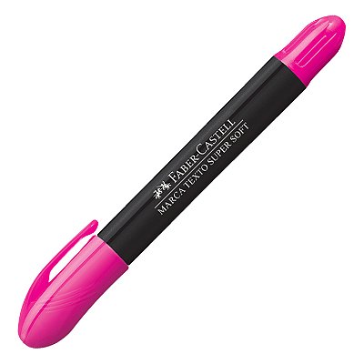 Marca Texto Super Soft Gel Rosa Faber Castell