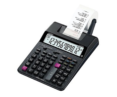 Calculadora Casio de Fita HR-100RCBKB 12 Dígitos