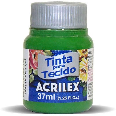 Tinta para Tecido Fosca 513 Verde Musgo 37 ml Acrilex