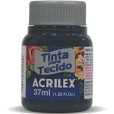 Tinta para Tecido Fosca 596 Azul Petróleo 37 ml Acrilex