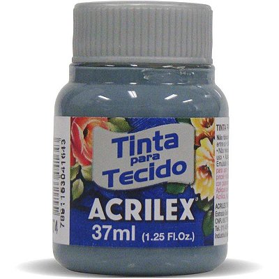 Tinta para Tecido Fosca 574 Cinza Lunar 37 ml Acrilex