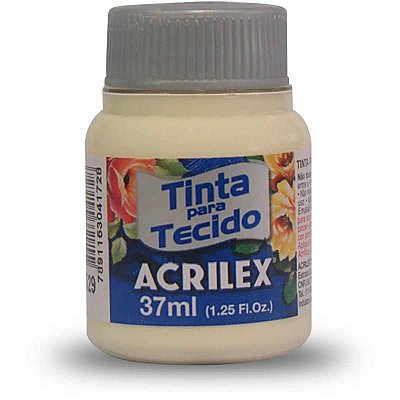 Tinta para Tecido Fosca 529 Marfim 37 ml Acrilex