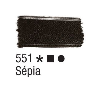 Tinta para Tecido Fosca 551 Sépia 37 ml Acrilex