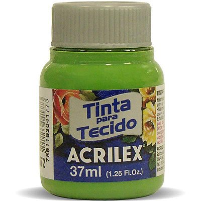 Tinta para Tecido Fosca 572 Verde Abacate 37 ml Acrilex