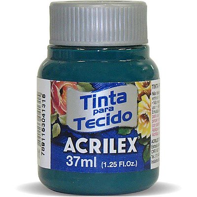 Tinta para Tecido Fosca 511 Verde Bandeira 37 ml Acrilex