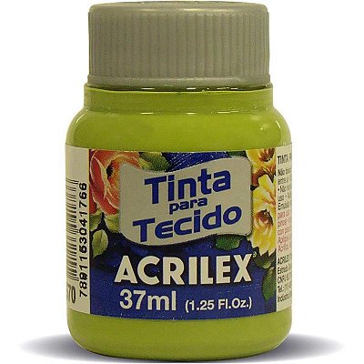 Tinta para Tecido Fosca 570 Verde Pistache 37 ml Acrilex
