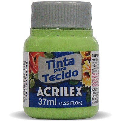 Tinta para Tecido Fosca 985 Verde Kiwi 37 ml Acrilex