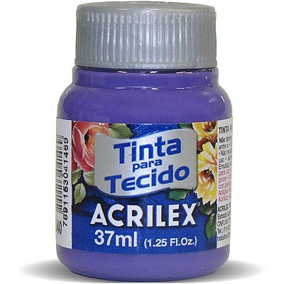 Tinta para Tecido Fosca 540 Violeta Cobalto 37 ml Acrilex