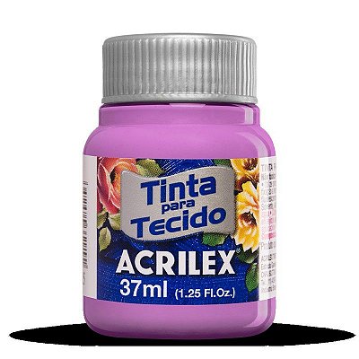 Tinta para Tecido Fosca 638 Flor de Malva 37 ml Acrilex