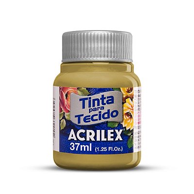 Tinta para Tecido Fosca 593 Mostarda 37 ml Acrilex