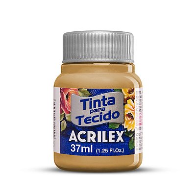 Tinta para Tecido Fosca 525 Camurça 37 ml Acrilex