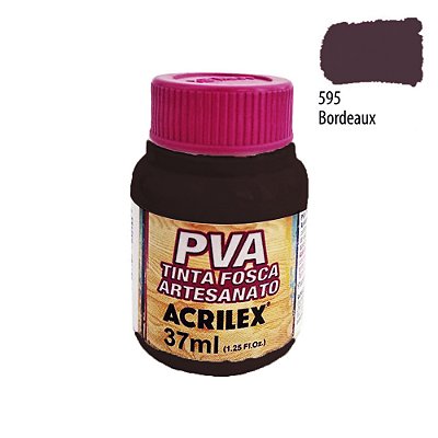 Tinta PVA Fosca 595 Bourdeaux 37 ml Acrilex