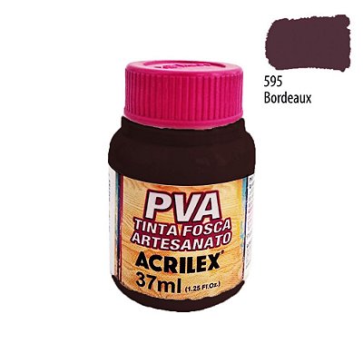 Tinta PVA Fosca 595 Bourdeaux 37 ml Acrilex
