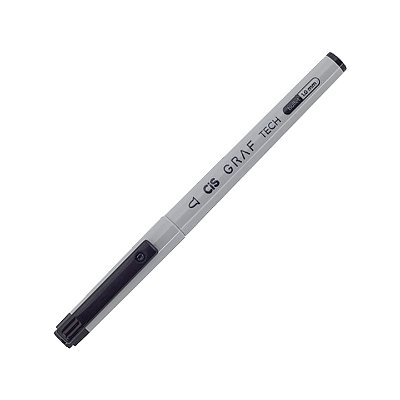 Caneta Nankin Preto 1.0 mm Bullet Técnica Graf Descartável Cis