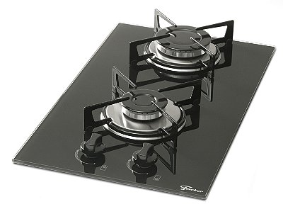 Fogão Cooktop a Gás 2 Bocas Preto - 7726-11474 - Bivolt - Fischer