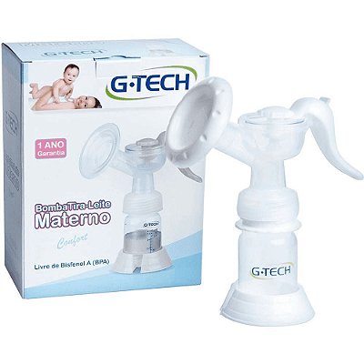 Bomba Tira-Leite Materno G-Tech Manual Confort - Branco