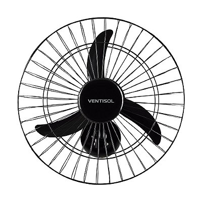 Ventilador de Parede Ventisol Premium 60cm 20W Preto - Bivolt