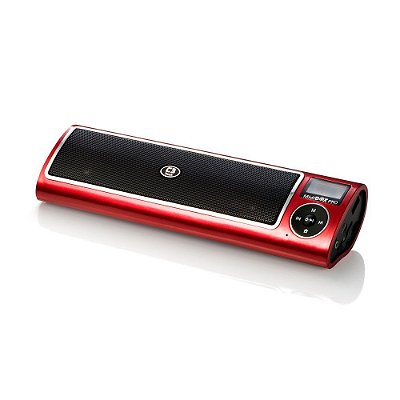 Caixa de Som Portátil 5W Speaker 2.0 P2 e USB Vermelha - Midiboxpro ST160IIRD - C3Tech
