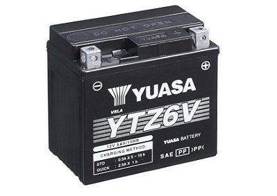 Bateria Yuasa YTZ6V Titan Fan Bros 160 PCX XRE Fazer 150 YBR125 Factor CRF230F