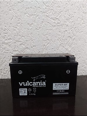 Bateria Vulcania YT7B-BS / Daytona 675, TTR250, YP250 Majestic, KLX400R, DRZ-400