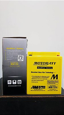 Bateria Motobatt YB12AL-A BMW F650 GS XT 600Z Tenere