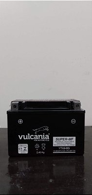 Bateria Vulcania YTX9-BS / Shadow 600, CB500, Z750, Z800, Z1000, XT600E, G310R BMW, Ninja 250, Ninja 300, CB600, 675 Street Triple, 675 Daytona, Maxsyn 400i